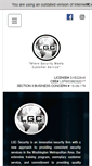 Mobile Screenshot of lgcsecurity.com